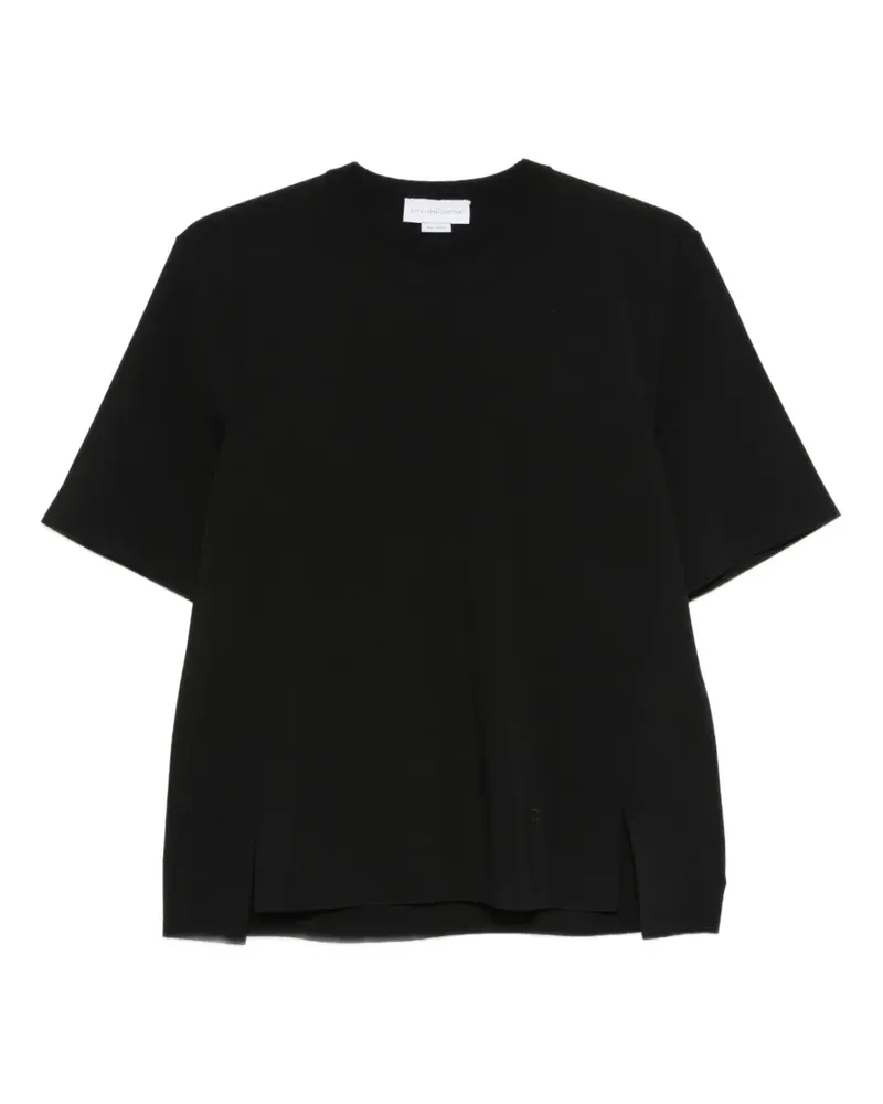 Stella McCartney Iconic Compact T-Shirt - Schwarz Schwarz