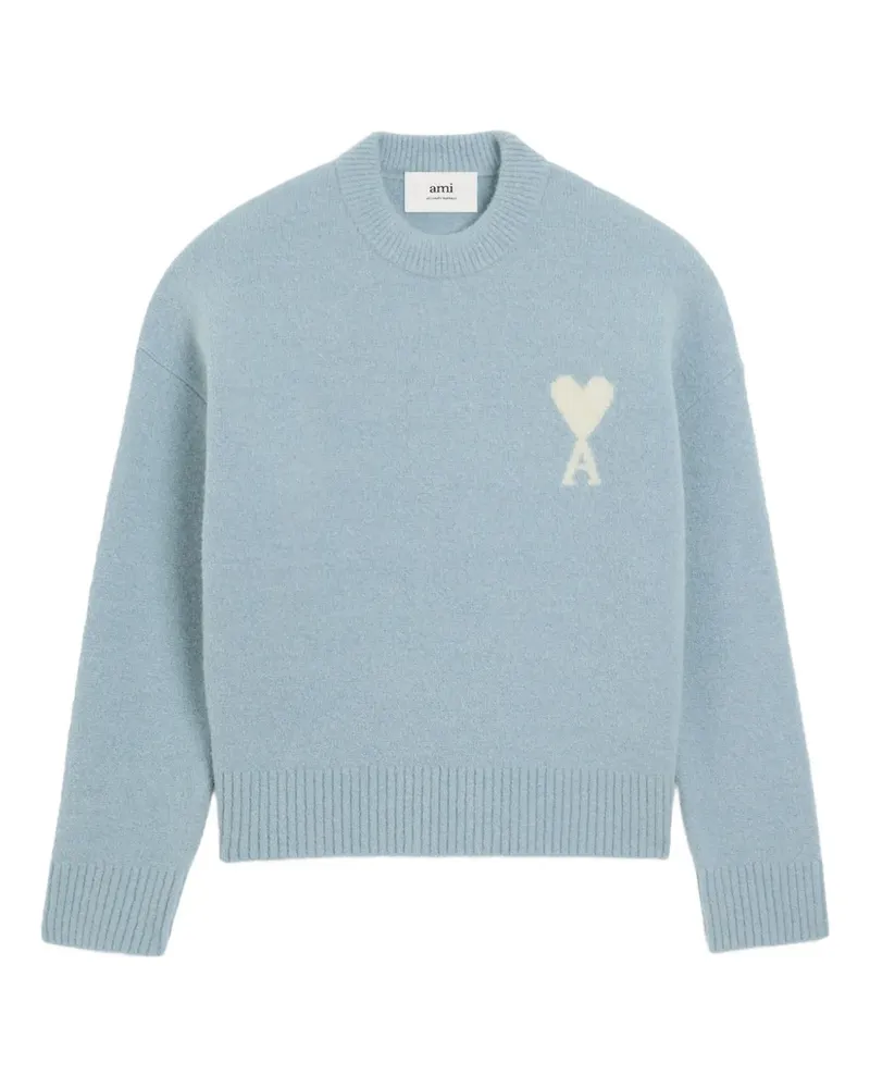 AMI Paris Ami de Coeur Pullover - Blau Blau