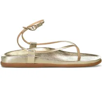 Flache Polistra Sandalen - Gold