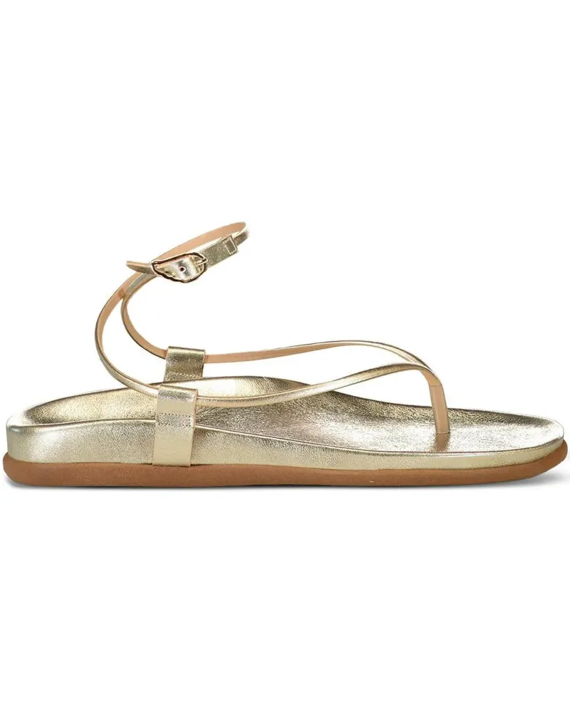 Ancient Greek Sandals Flache Polistra Sandalen - Gold Gold