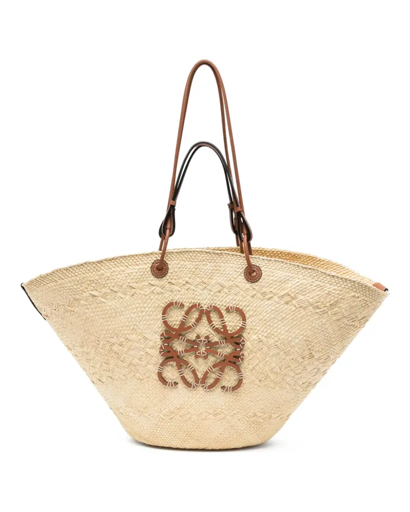 Loewe Gewebte Anagram Tote Bag - Nude Nude