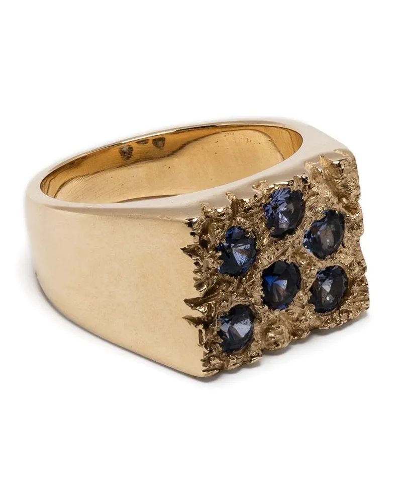 BLEUE BURNHAM The Mini Rose Siegelring - Gold Gold