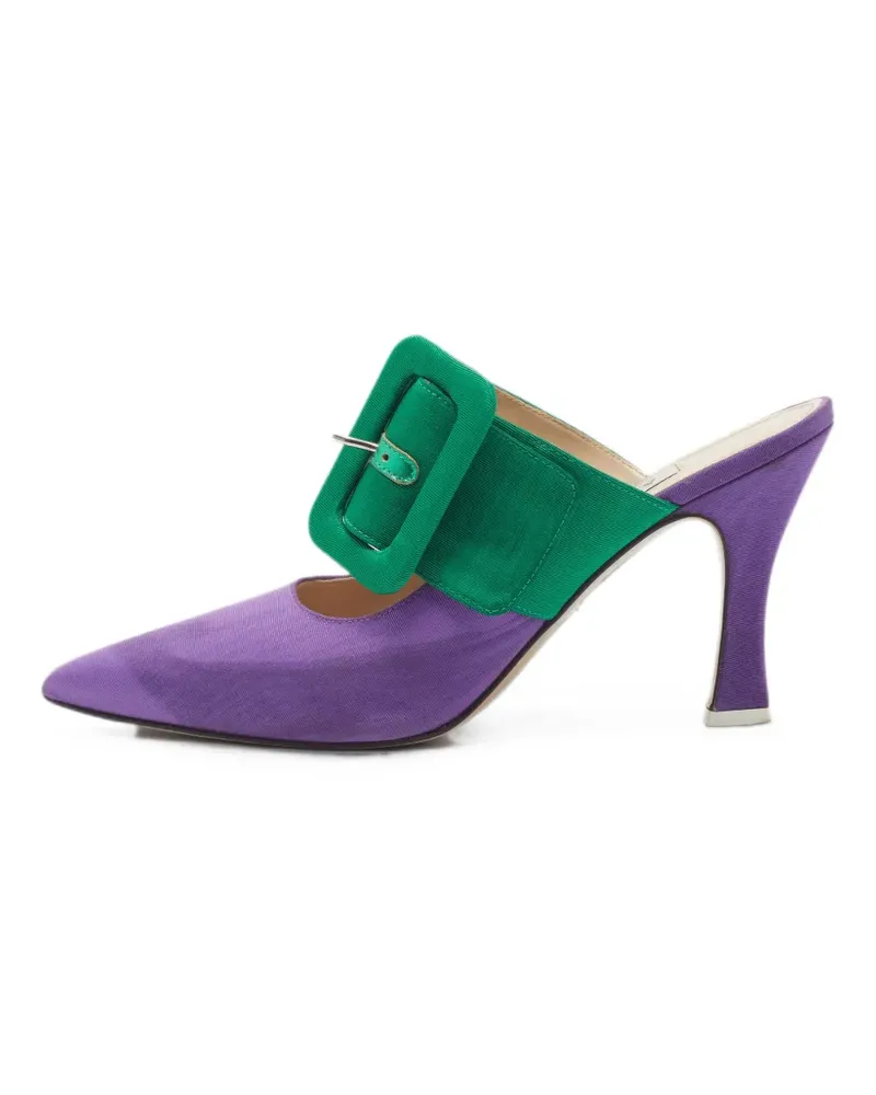 ATTICO buckle mules - Violett Violett