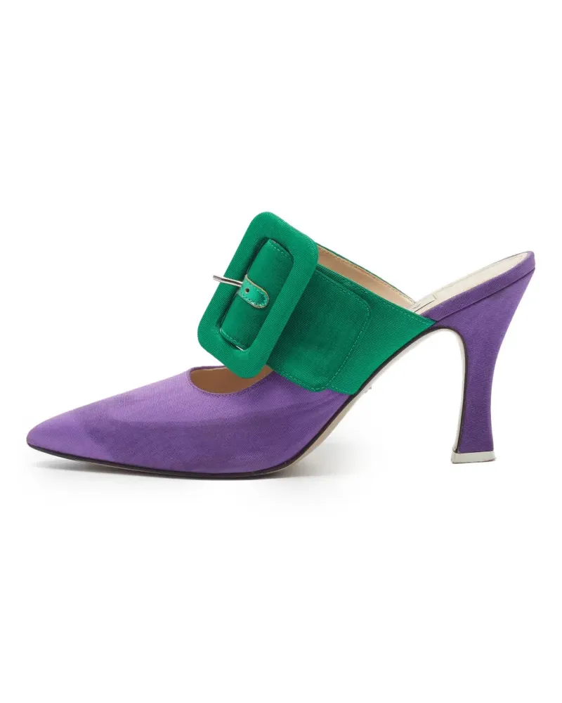 ATTICO Mules mit Schnallen - Violett Violett