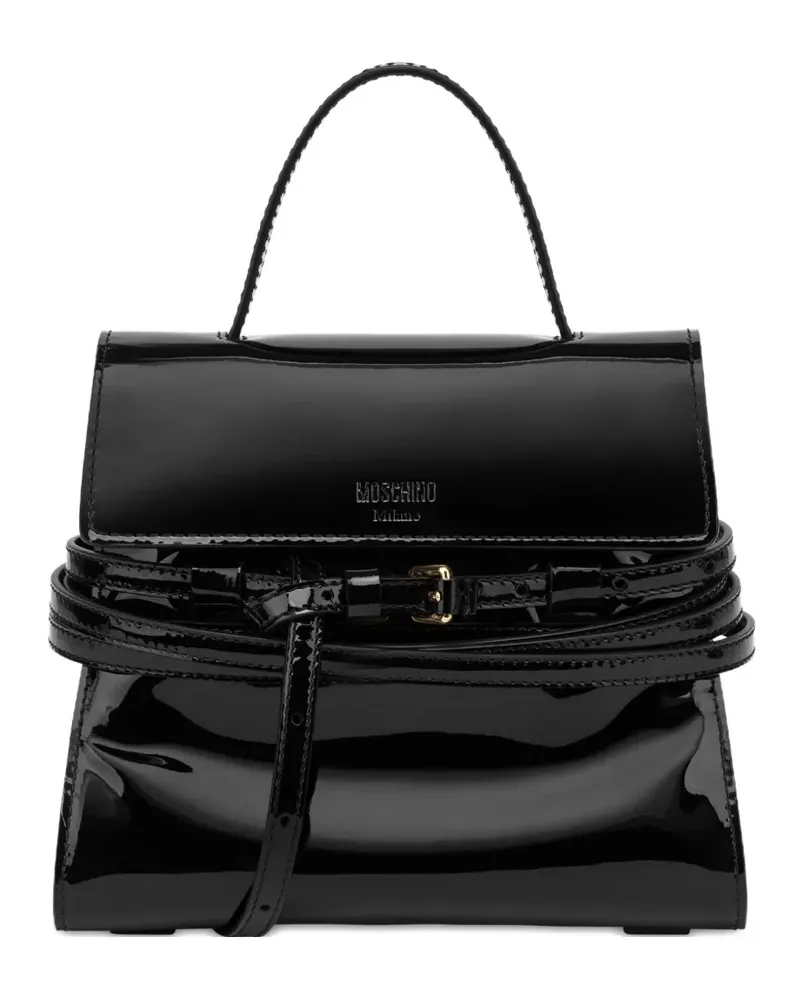 Moschino Tie Me Tote Bag - Schwarz Schwarz
