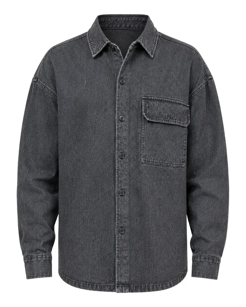 Wood Wood David Hemdjacke - Schwarz Schwarz