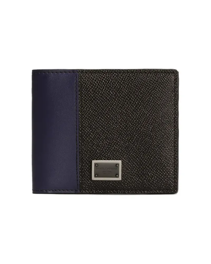 Dolce & Gabbana Klassisches Portemonnaie - Schwarz Schwarz