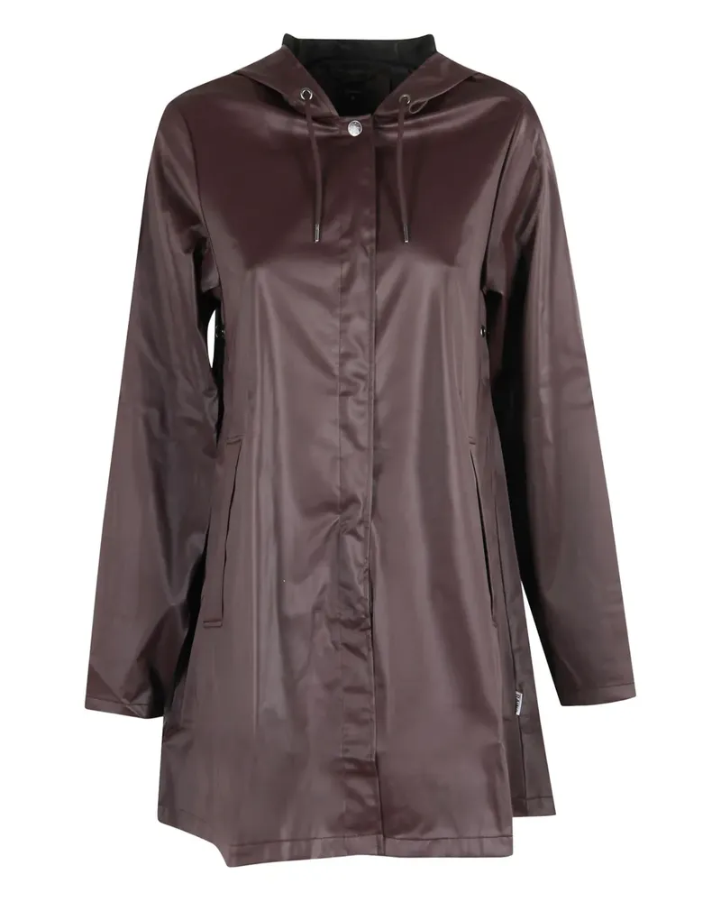 RAINS A-Line hooded jacket - Braun Braun