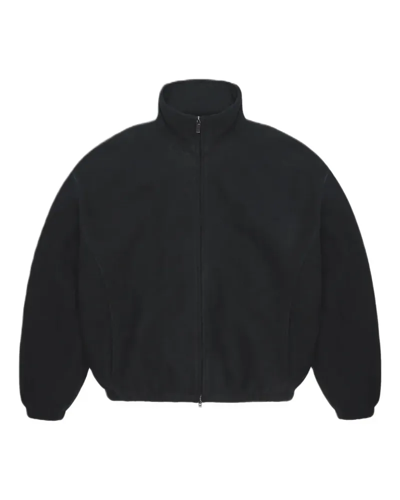 RAINS Fleecejacke mit Stehkragen - Schwarz Schwarz