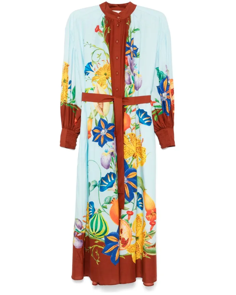 ALEMAIS Dahlia Maxikleid - Blau Blau