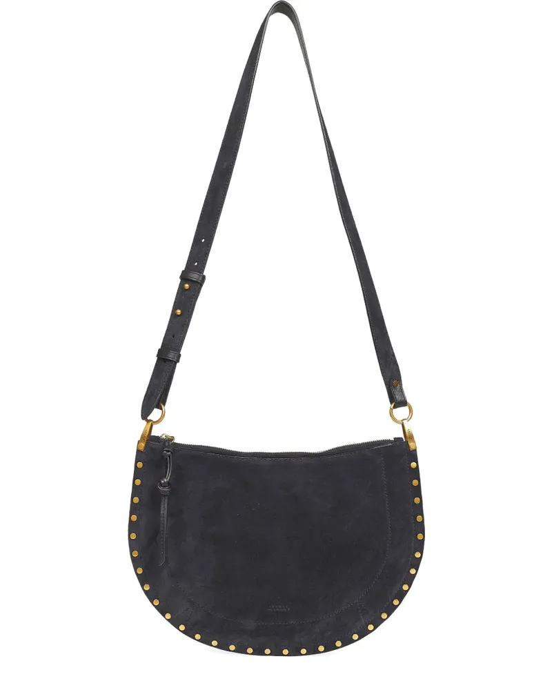 Isabel Marant Oskan Schultertasche mit Nieten - Blau Blau