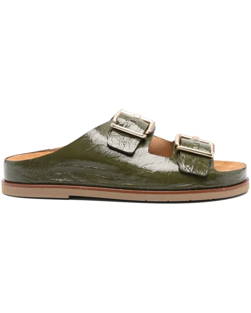 Pedro Miralles Sandalen aus Lackleder - Grün Grün