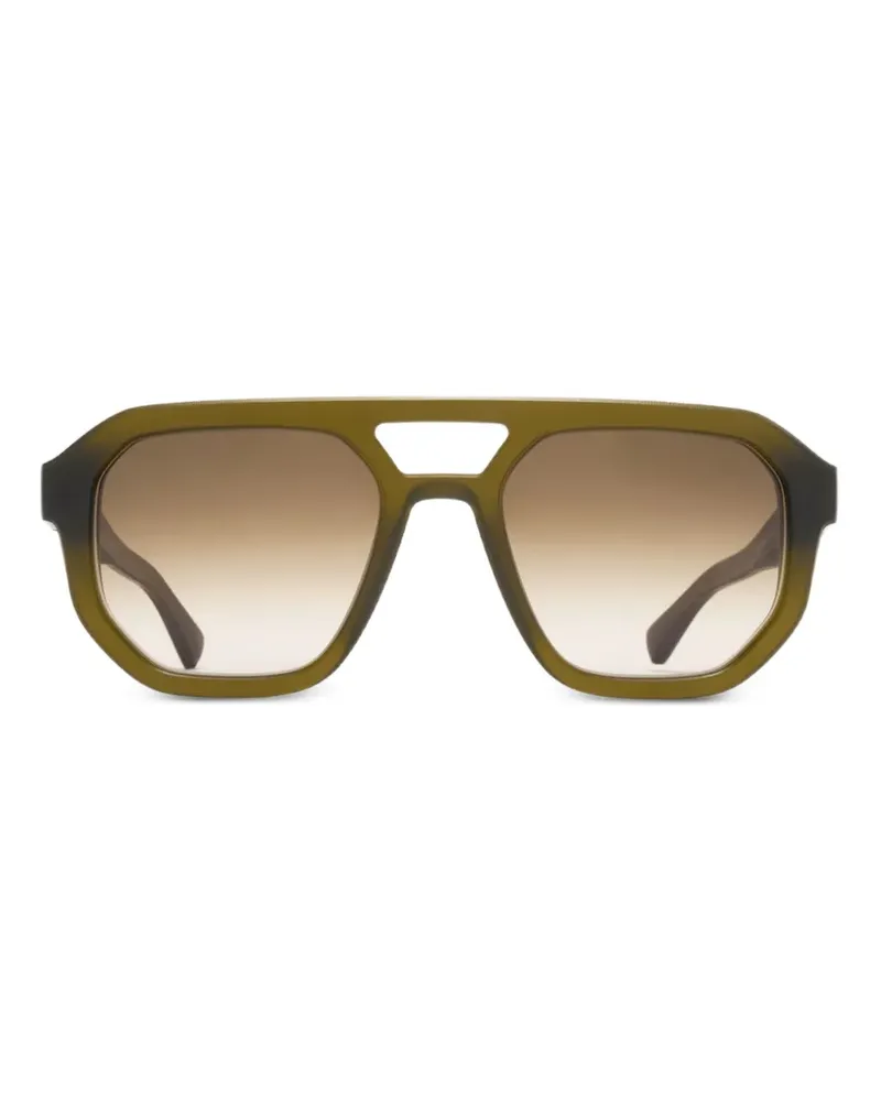 Mykita Amare Sonnenbrille mit geometrischem Gestell - Grün Grün