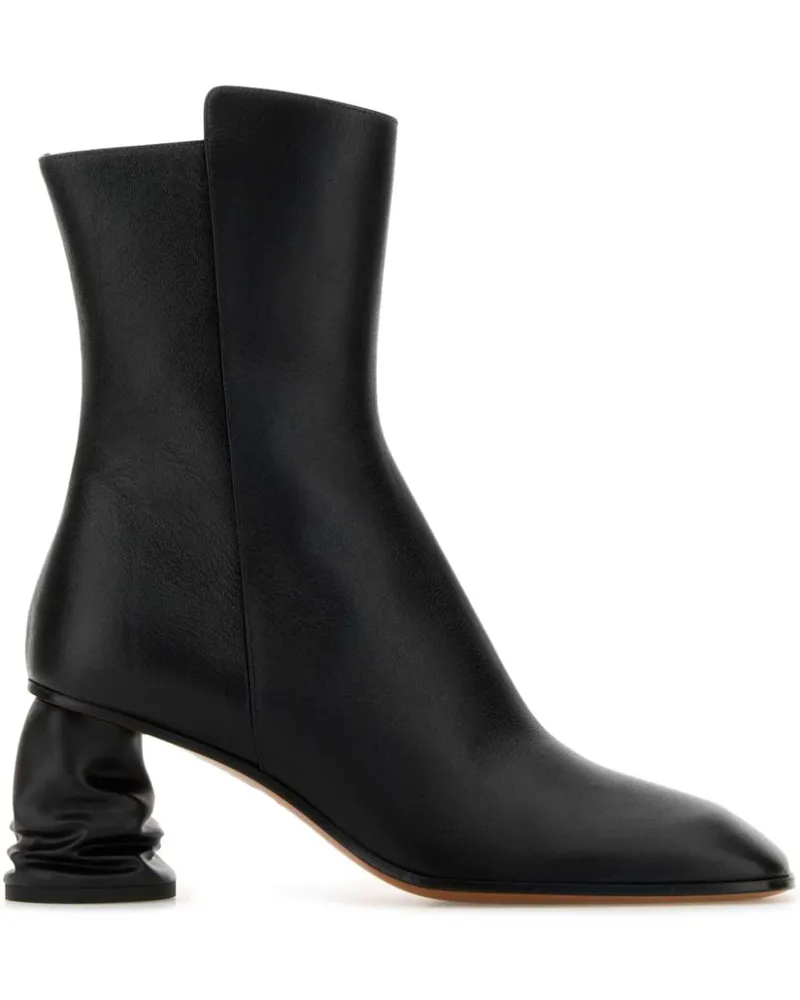 Alexander McQueen Klassische Cowboystiefel 70mm - Schwarz Schwarz