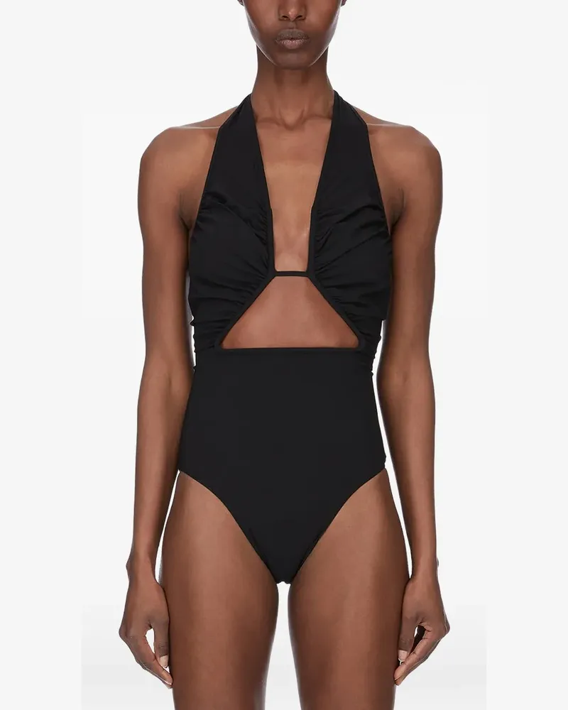 Rick Owens Rückenfreier Badeanzug - Schwarz Schwarz