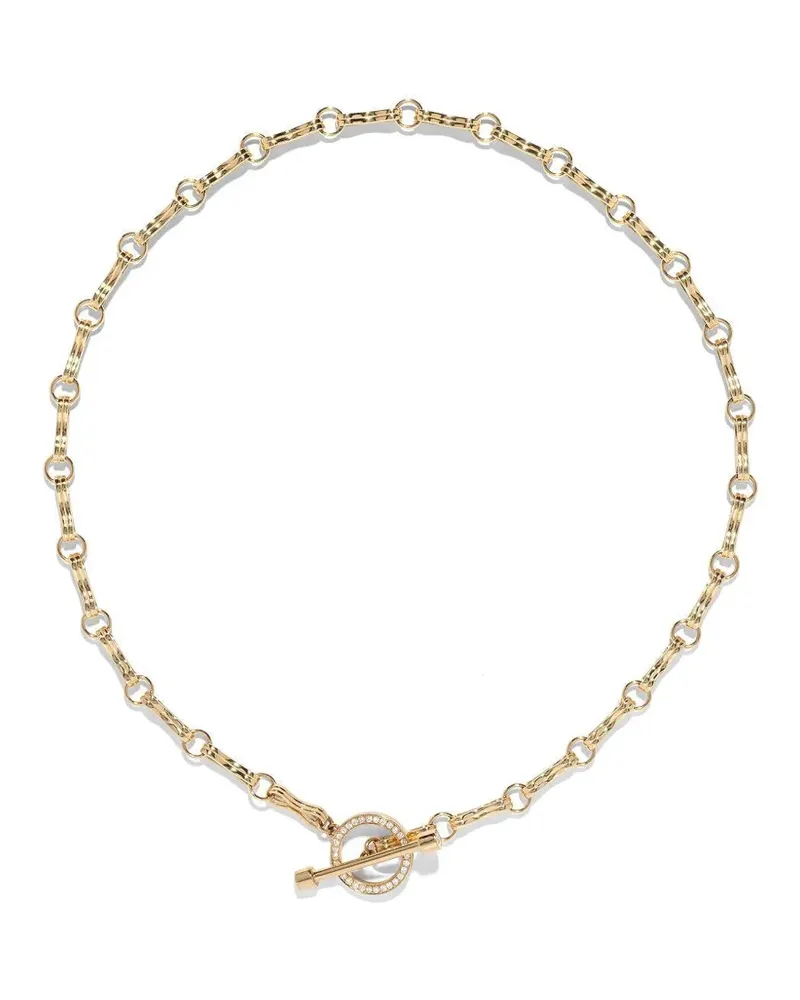 AZLEE Halskette mit Diamanten - Gold Gold