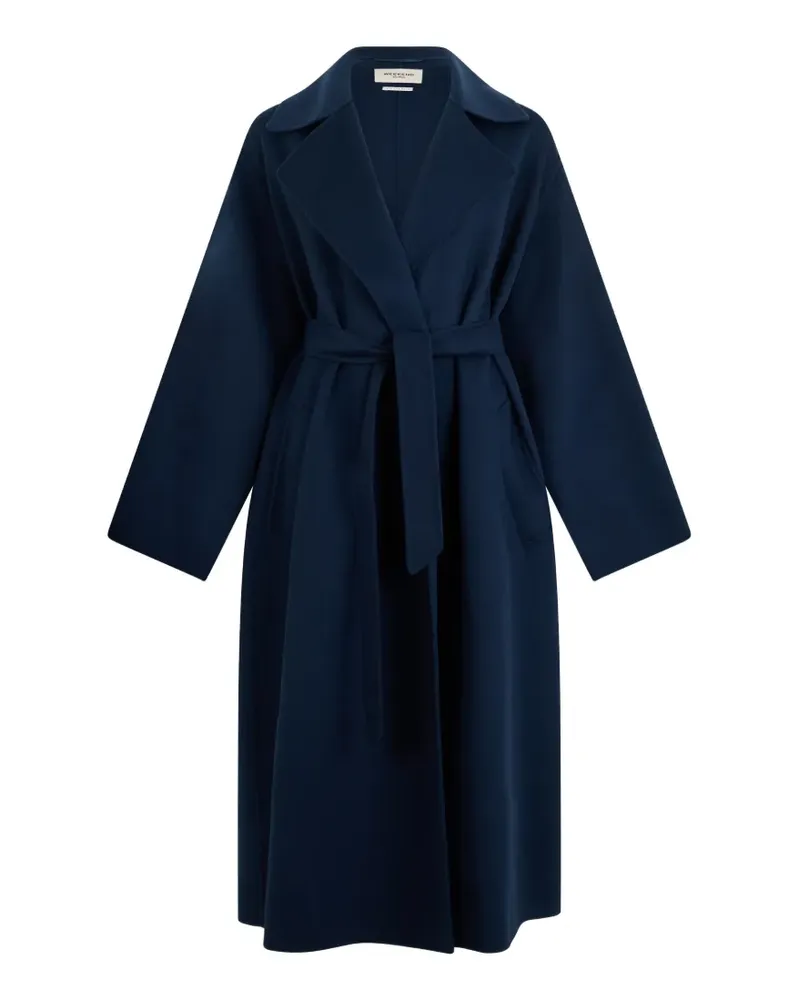 Max Mara double wool-blend coat - Blau Blau