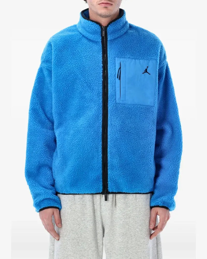 Nike zip logo jacket - Blau Blau