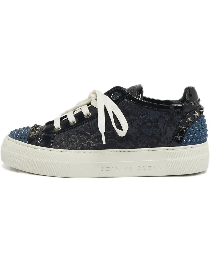 Philipp Plein Sneakers mit Nieten - Schwarz Schwarz