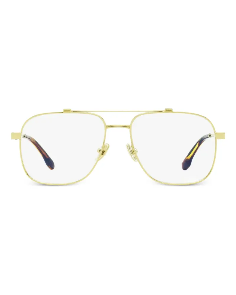 Victoria Beckham Brille mit doppeltem Steg - Gold Gold