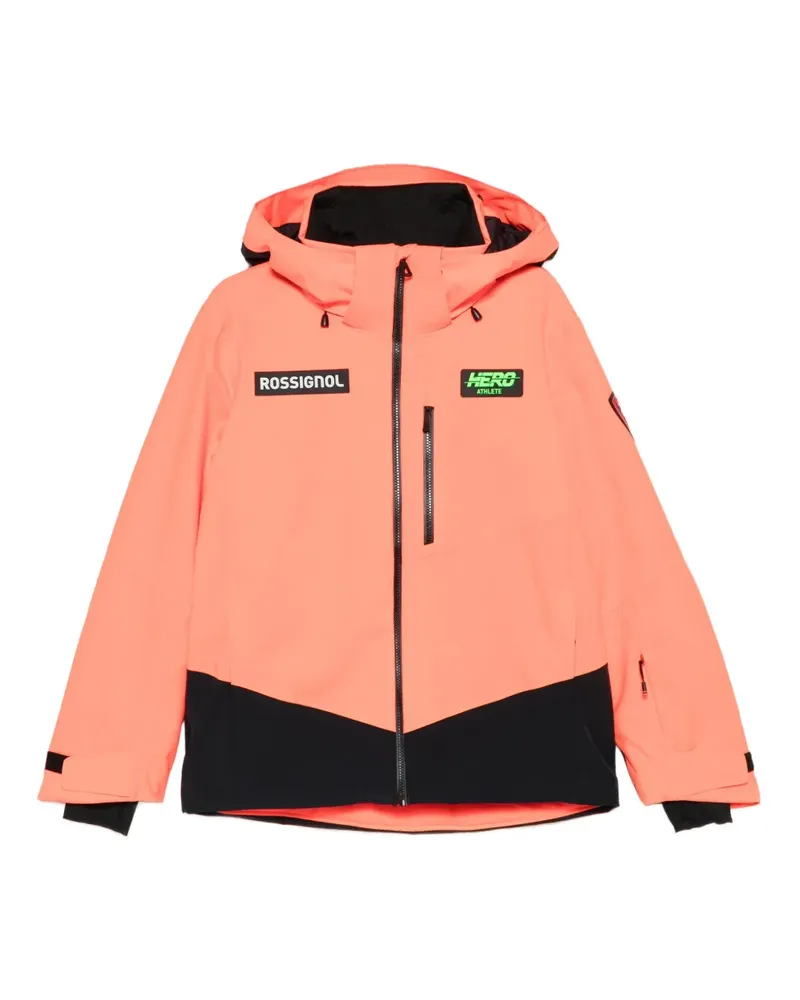 Rossignol Isolierte Hero Skijacke mit Kapuze - Rot Rot