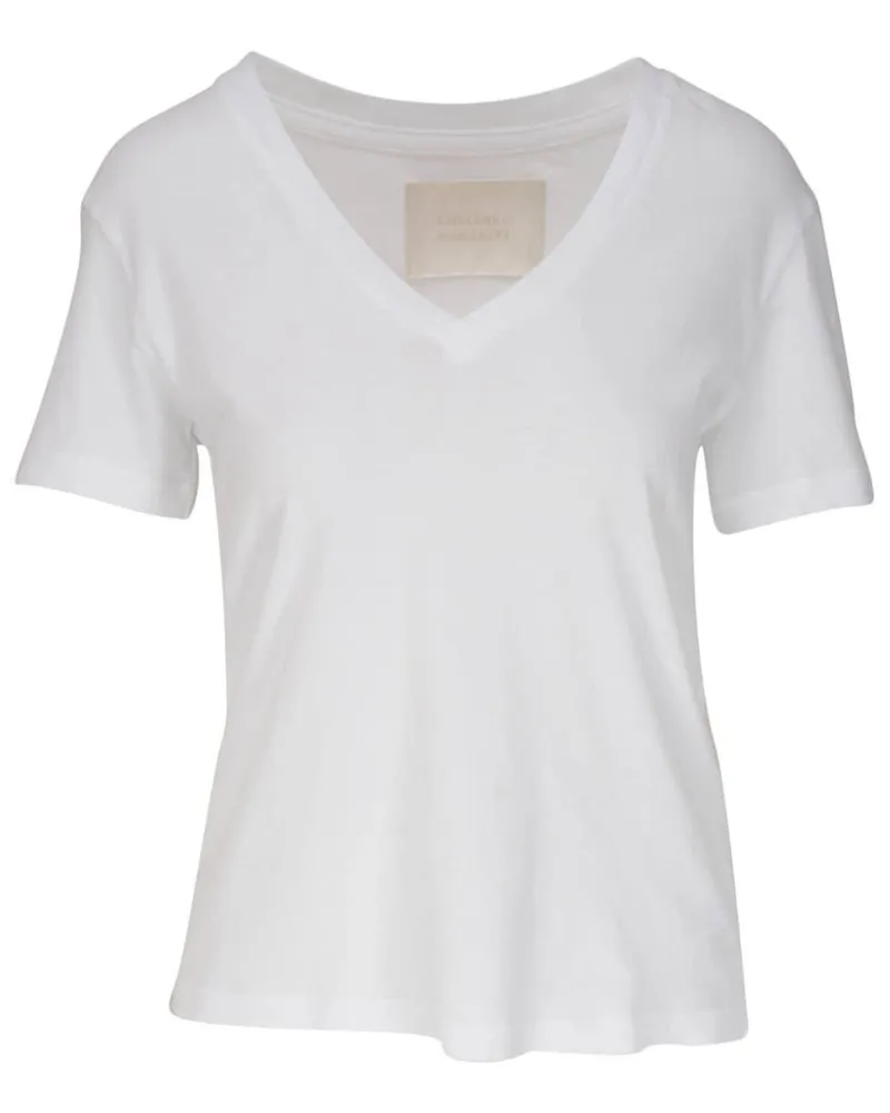 Citizens of humanity T-Shirt mit V-Ausschnitt - Weiß Weiß