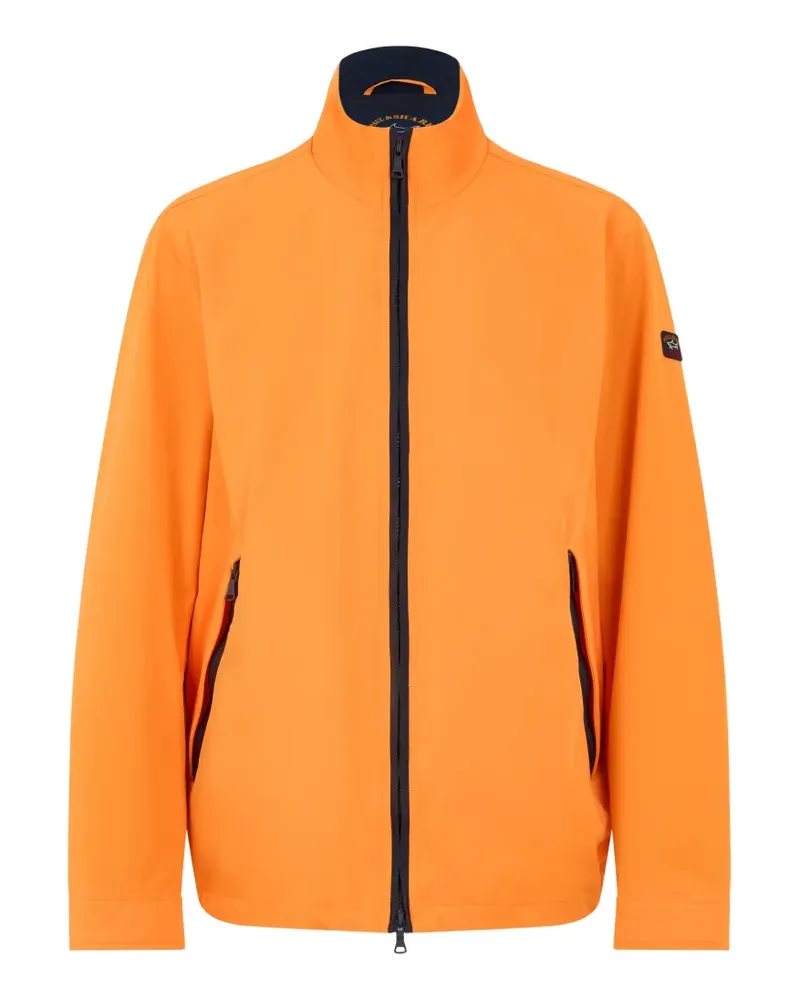 Paul & Shark zip-up high-neck jacket - Orange Orange