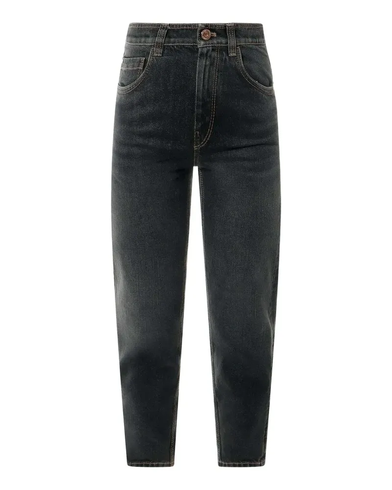 Brunello Cucinelli tapered-leg jeans - Grau Grau