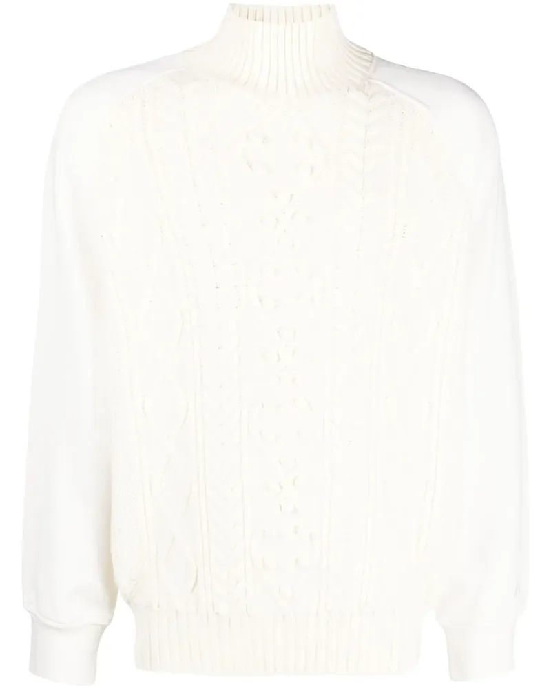 Neil Barrett Pullover mit Logo-Stickerei - Weiß Weiß