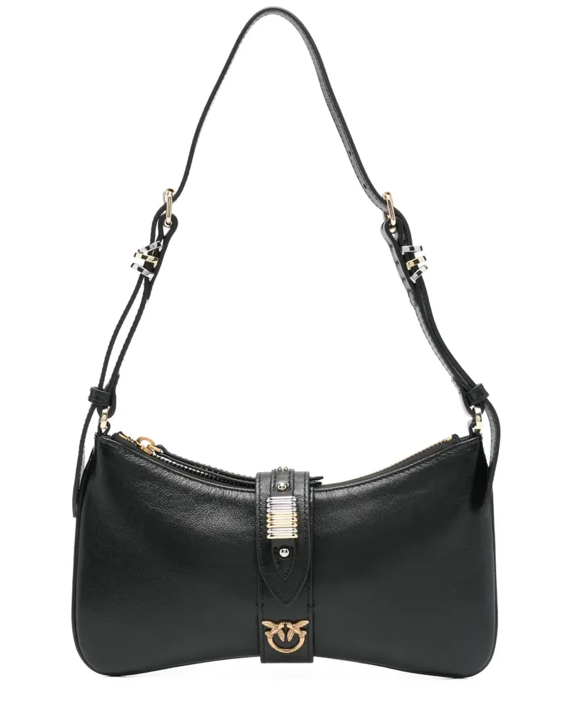 Pinko Mini Arthemis Schultertasche - Schwarz Schwarz