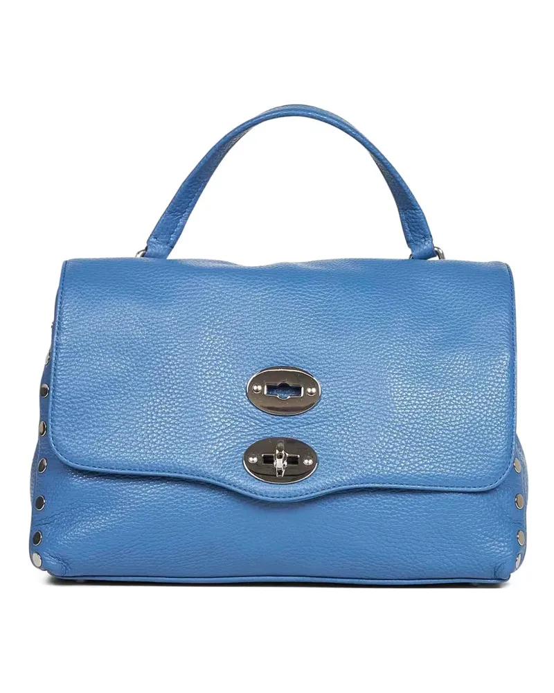 Zanellato small Postina leather tote bag - Blau Blau