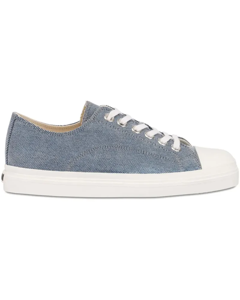 Moschino Sneakers aus Denim - Blau Blau