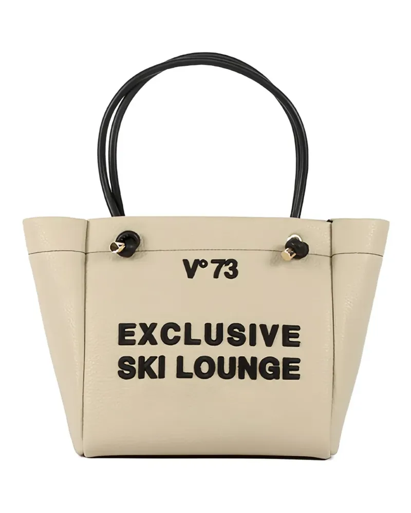 V°73 Klassische Schultertasche - Nude Nude