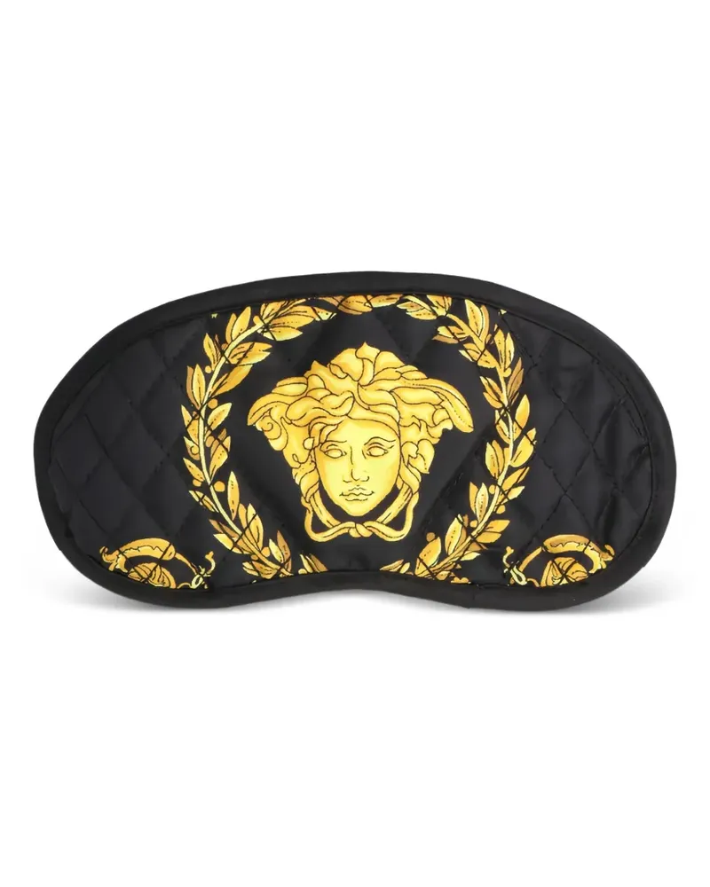 Versace Mundschutzmaske mit Medusa-Print - Schwarz Schwarz