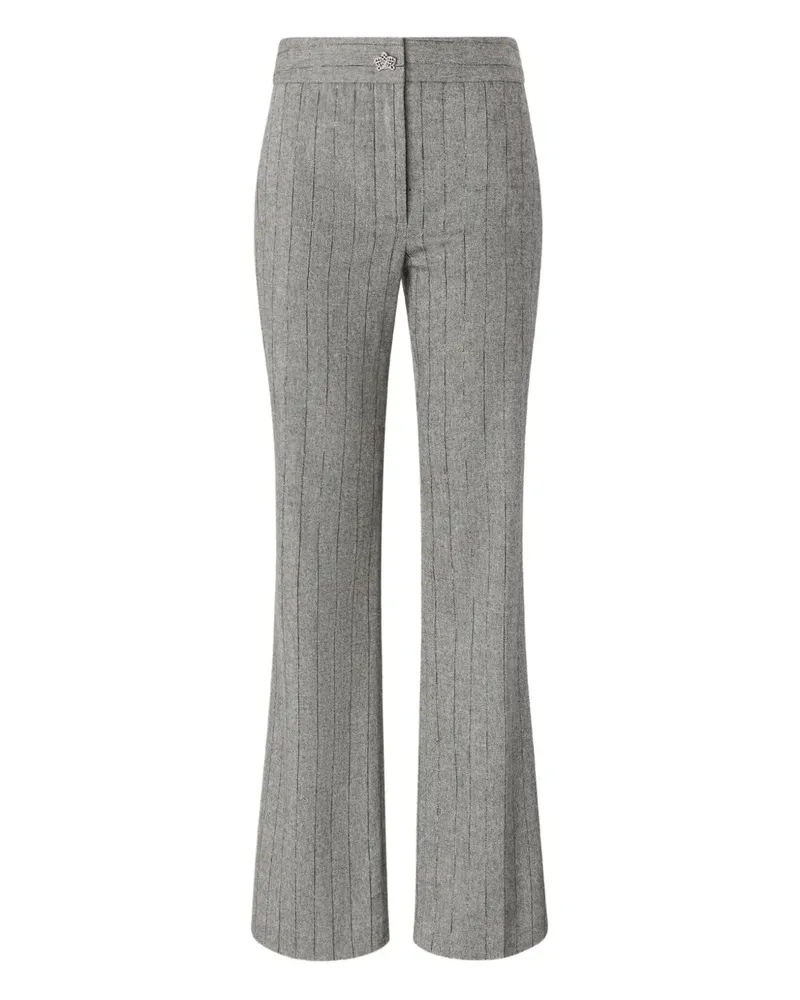 Genny Gestreifte Hose - Grau Grau