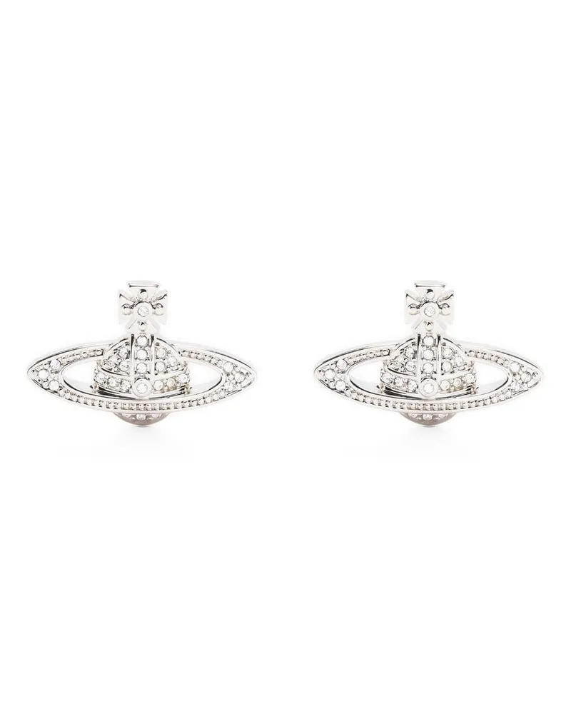 Vivienne Westwood Mini Bas Relief Ohrringe - Silber Silber