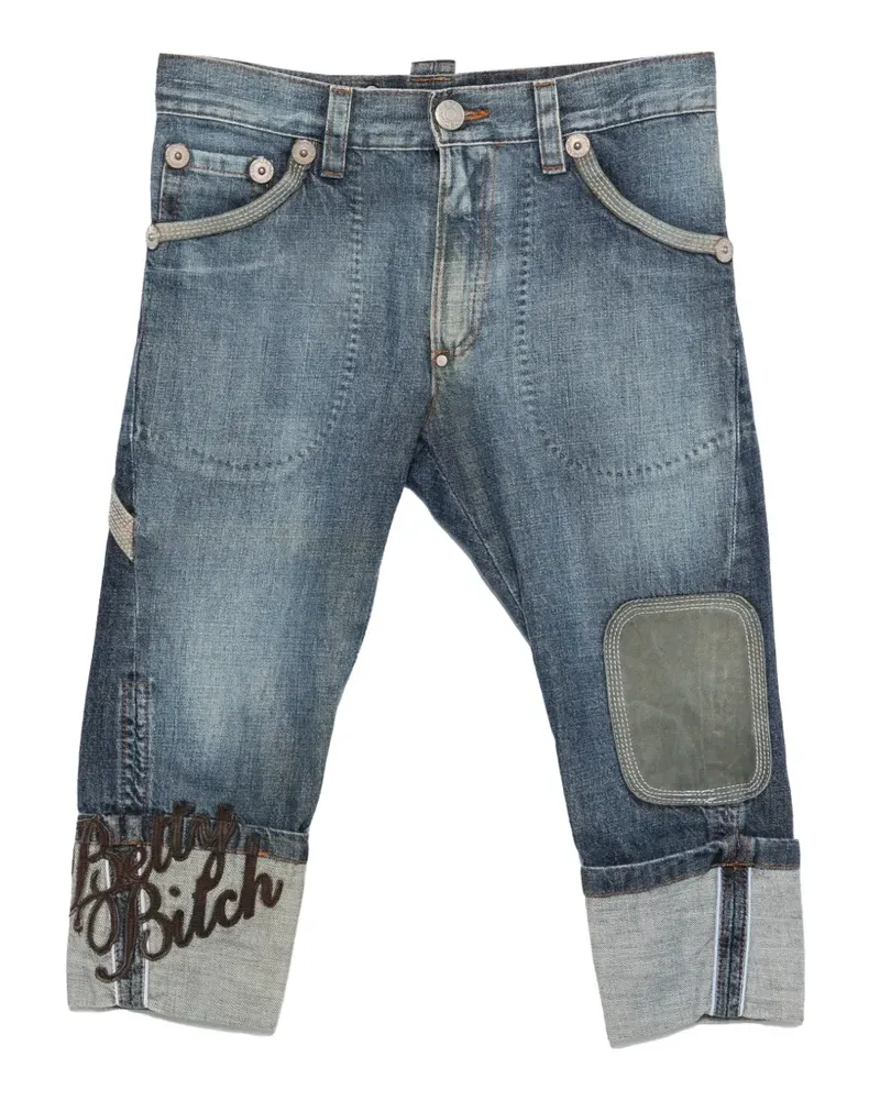 Dsquared2 2000s Cropped-Jeans - Blau Blau