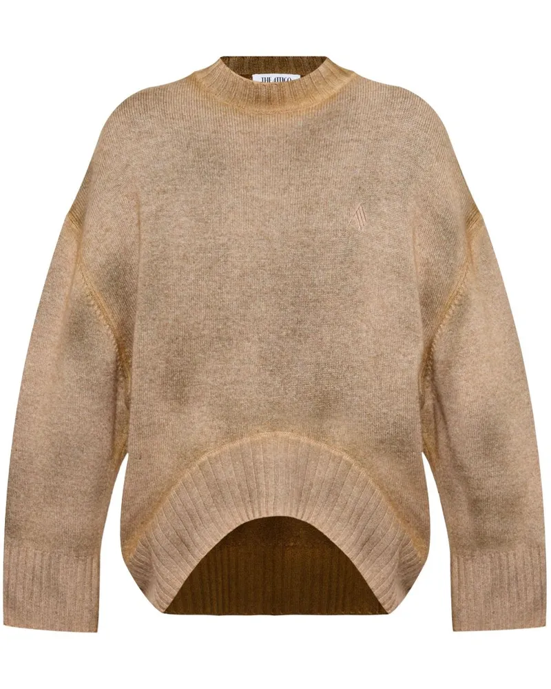 ATTICO Pullover mit Logo-Stickerei - Braun Braun