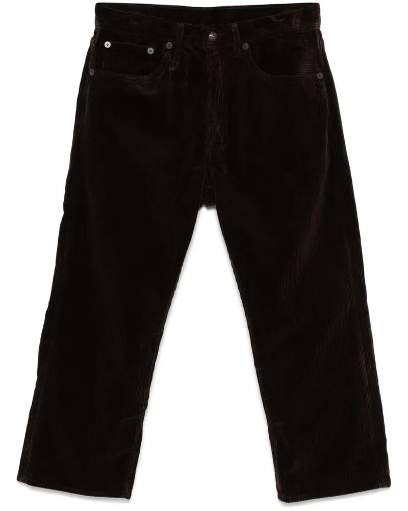 R13 Klassische Cordhose - Braun Braun