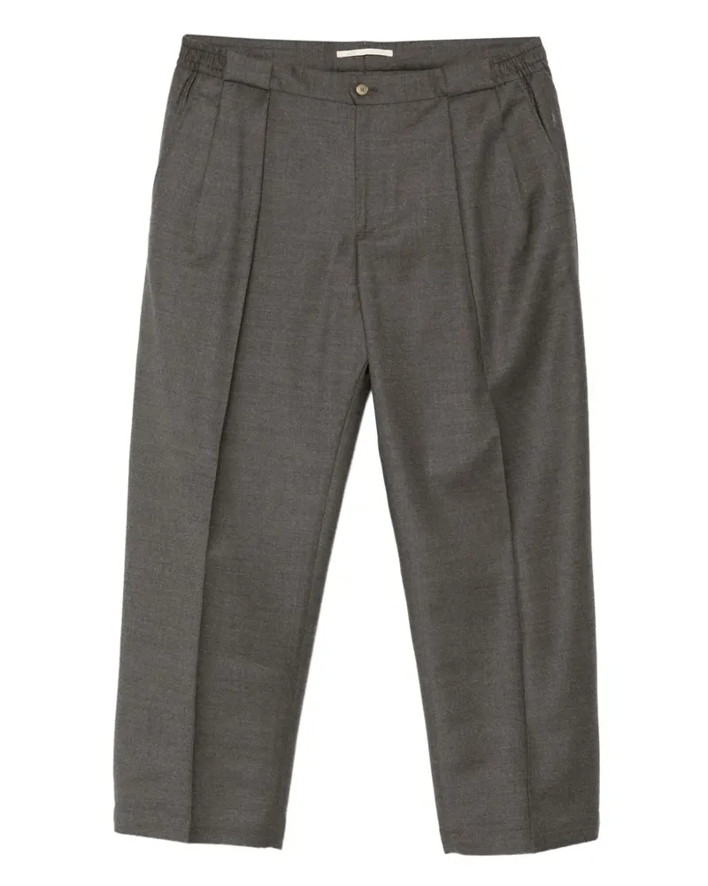 Briglia 1949 Bundfaltenhose mit Kordelzug - Grau Grau