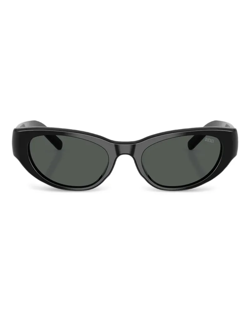 Diesel Cat-Eye-Sonnenbrille - Schwarz Schwarz