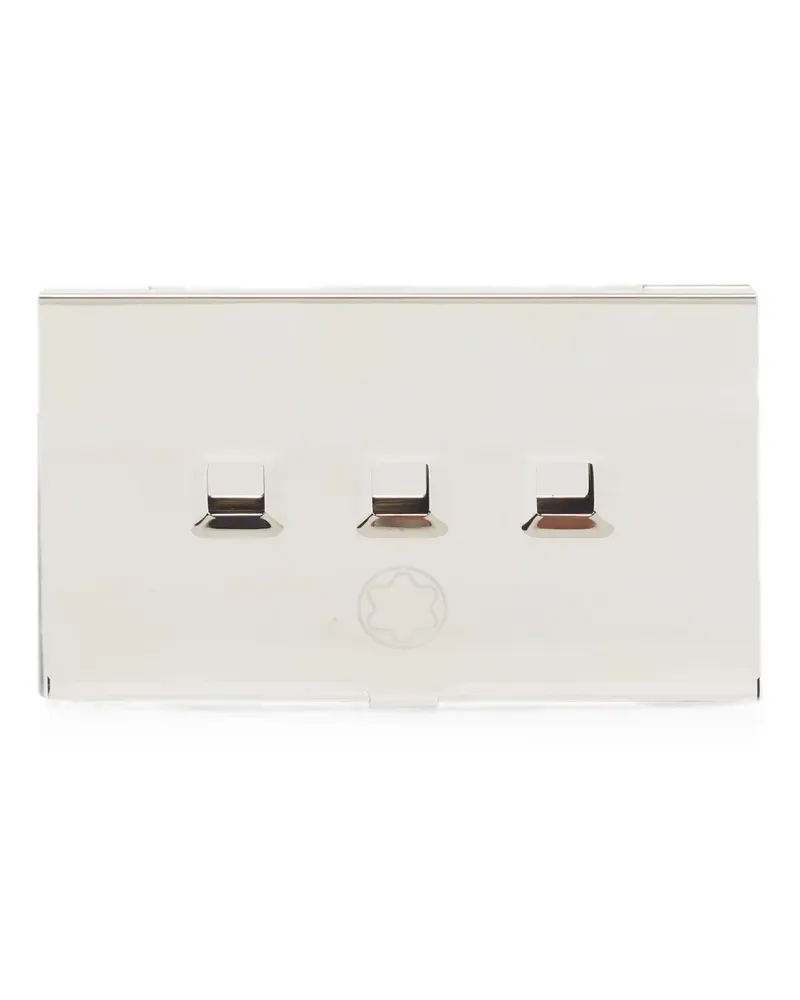 Montblanc polished-finish card holder - Silber Silber