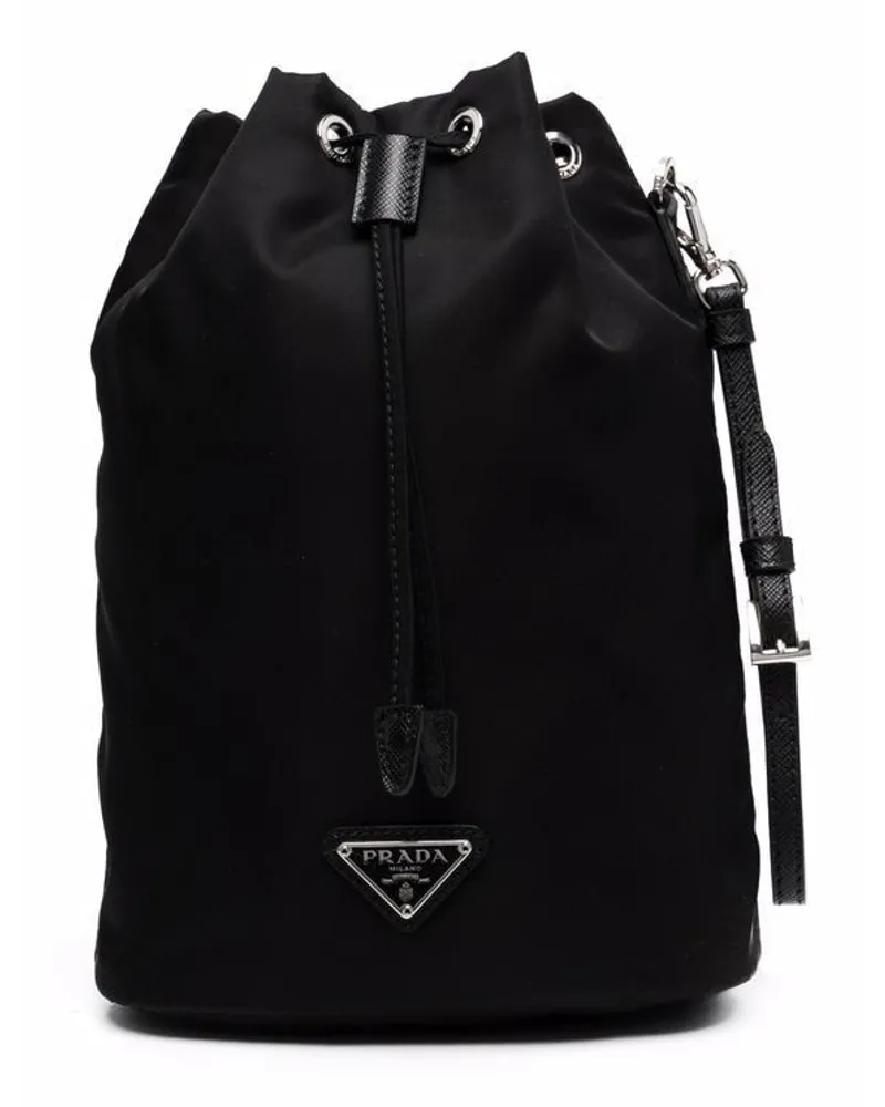 Prada Mini Re-Nylon Clutch - Schwarz Schwarz