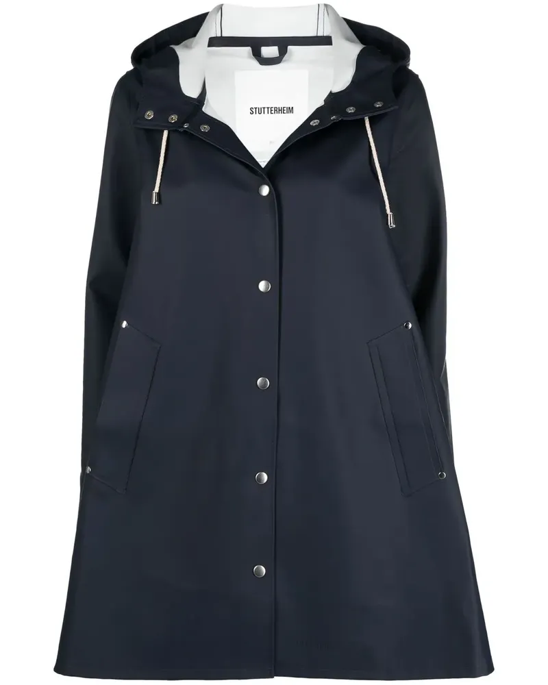 Stutterheim Mosebacke Mantel - Blau Blau