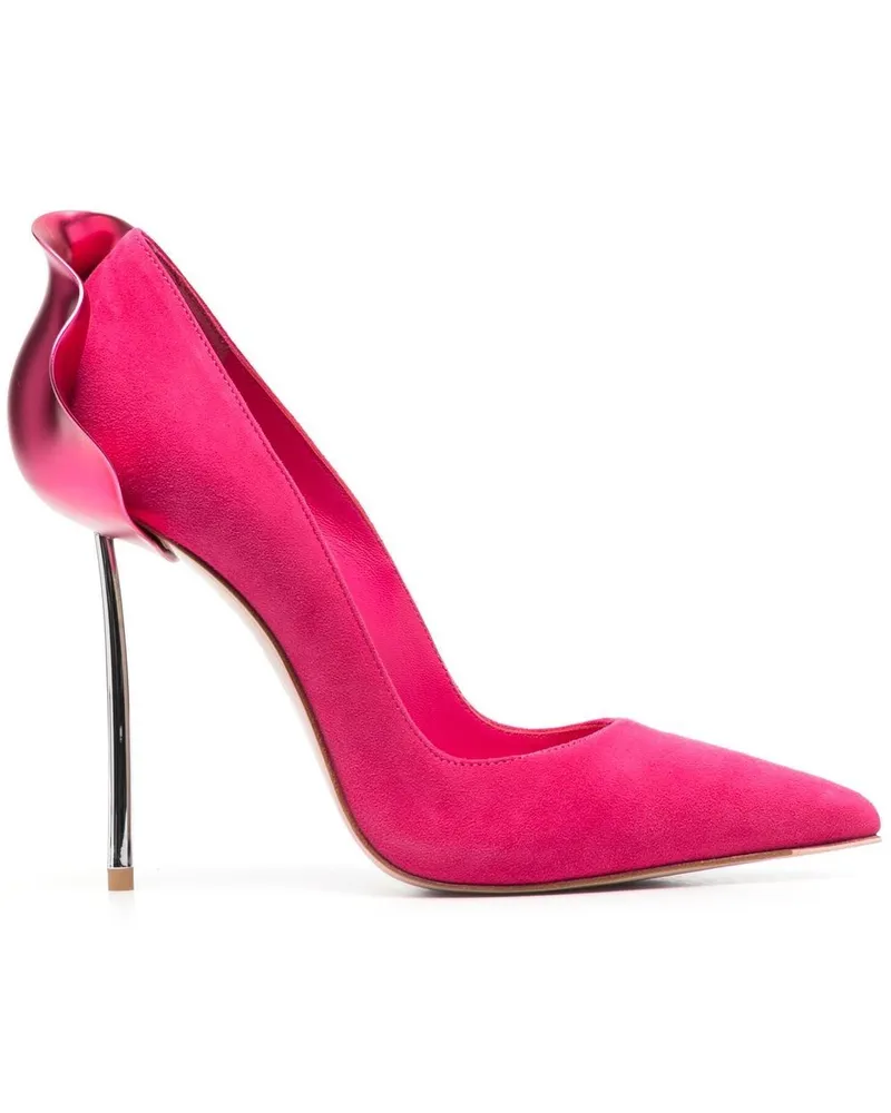 Le Silla Petalo Pumps aus Wildleder 120mm - Rosa Rosa