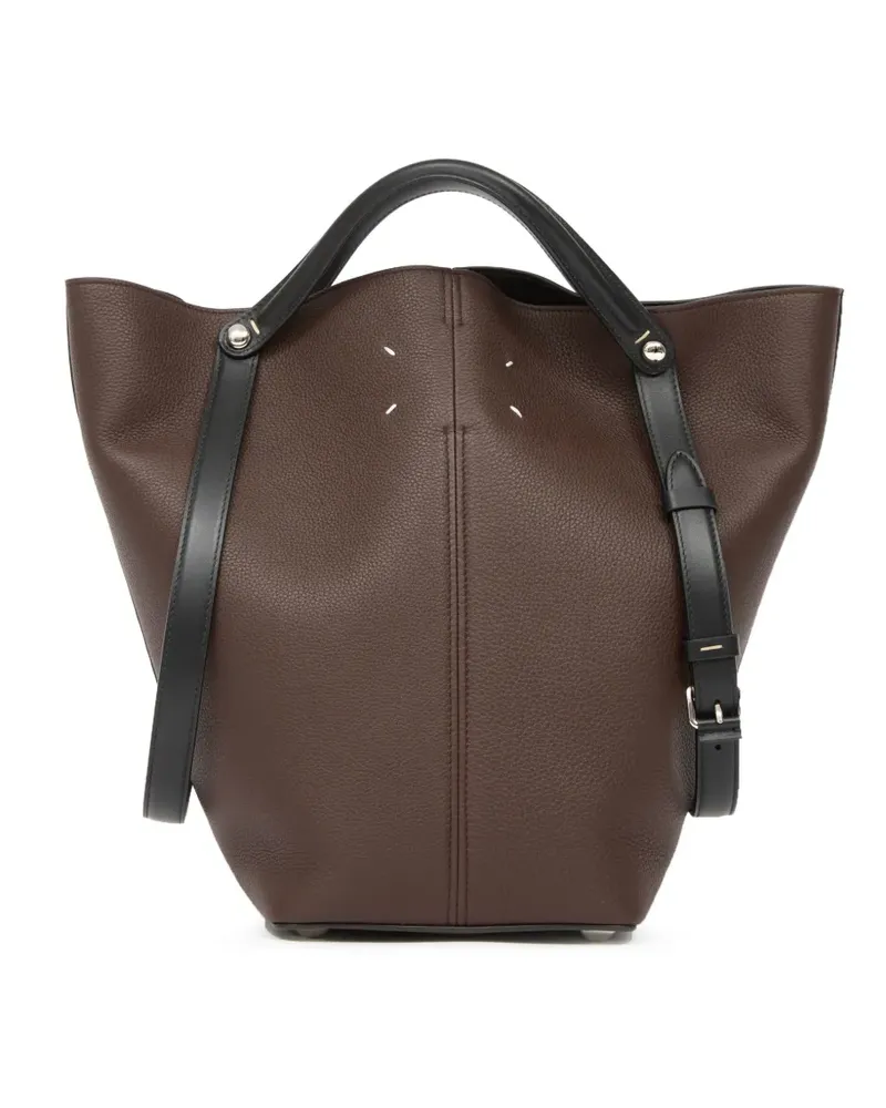 Maison Margiela Mittelgroße Dress-Age Tote Bag - Braun Braun