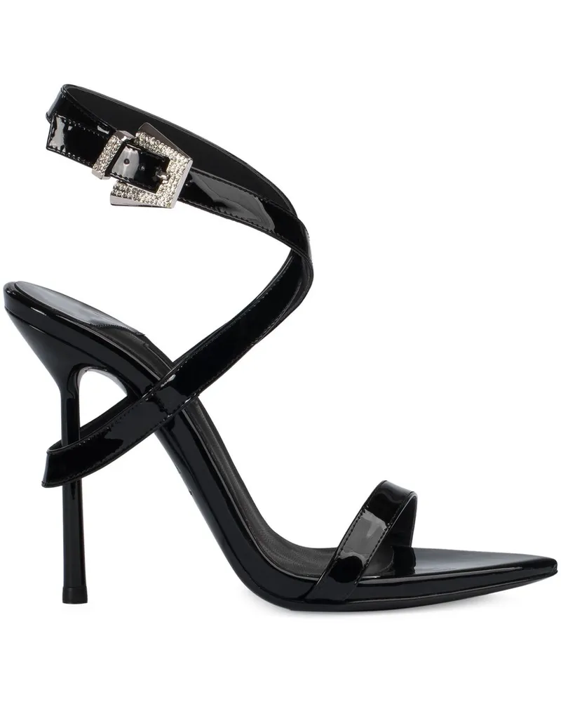 Le Silla Tess Sandalen 110mm - Schwarz Schwarz