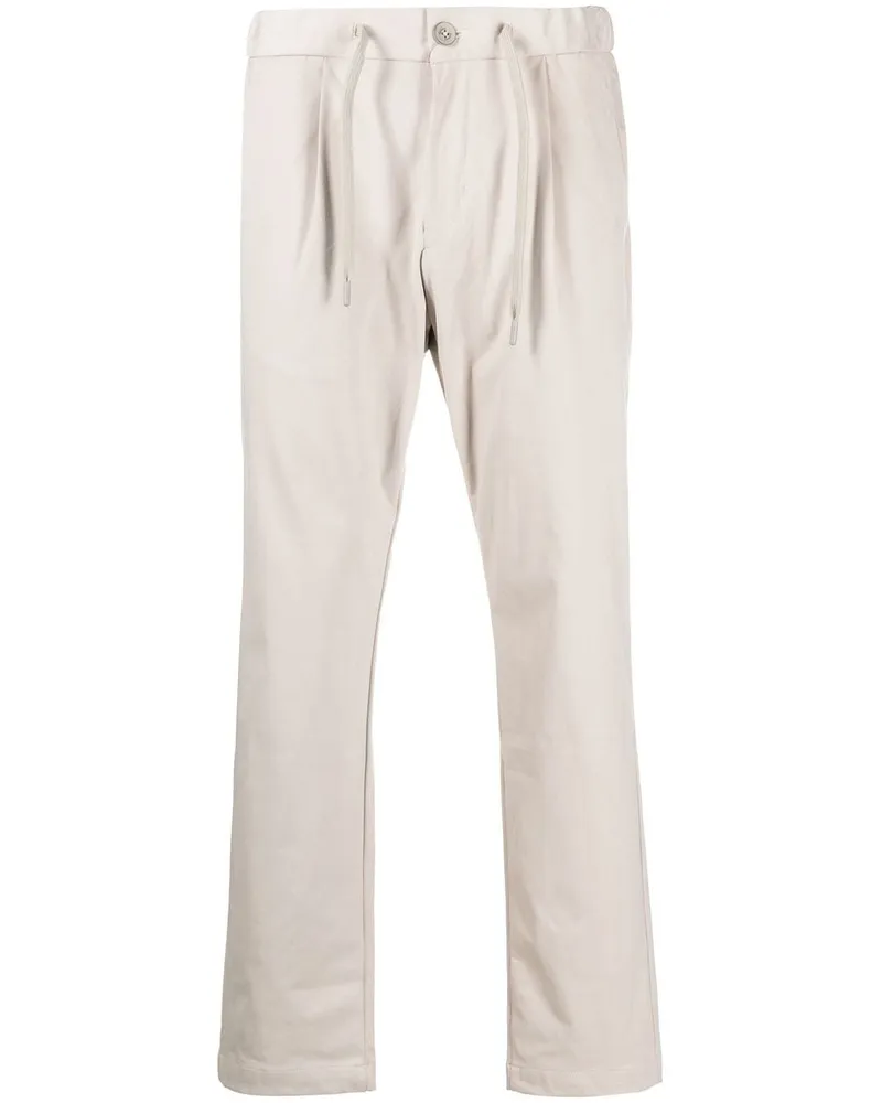 Herno Straight-Leg-Hose mit Kordelzug - Nude Nude