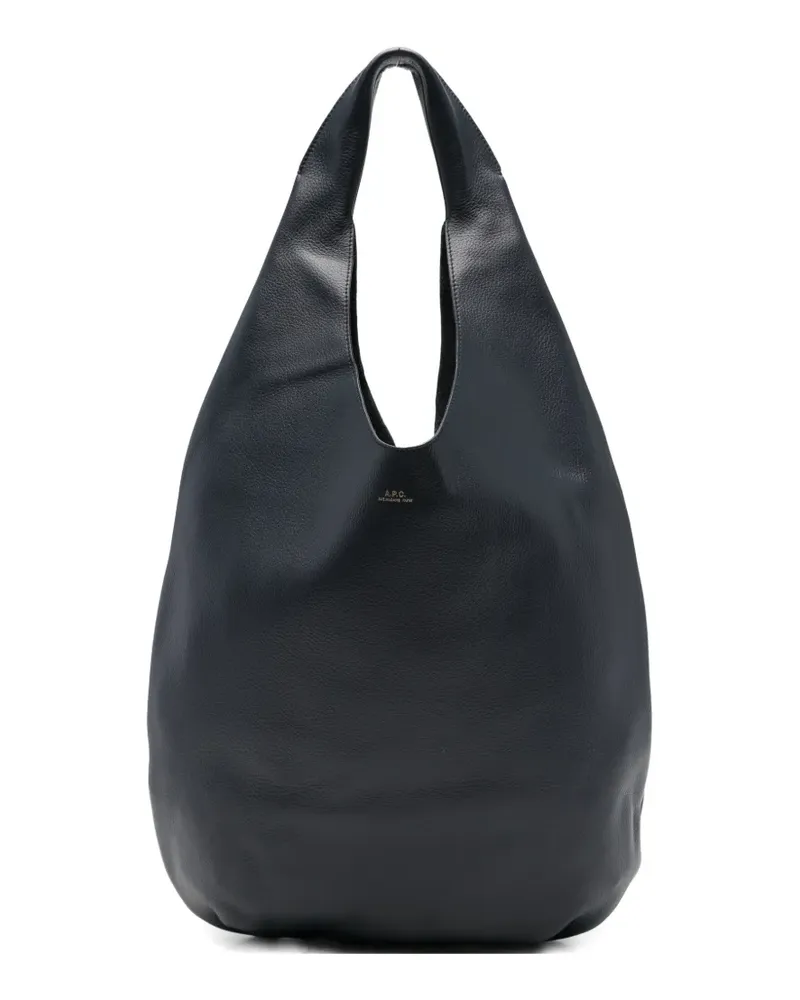 A.P.C. Le Neige open-top tote bag - Blau Blau