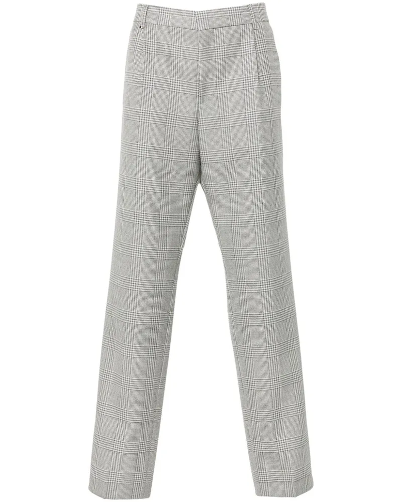 HUGO BOSS Hose mit Schottenkaro - Blau Blau